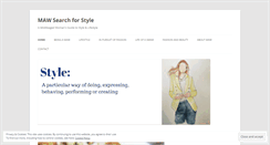 Desktop Screenshot of mawsearchforstyle.com